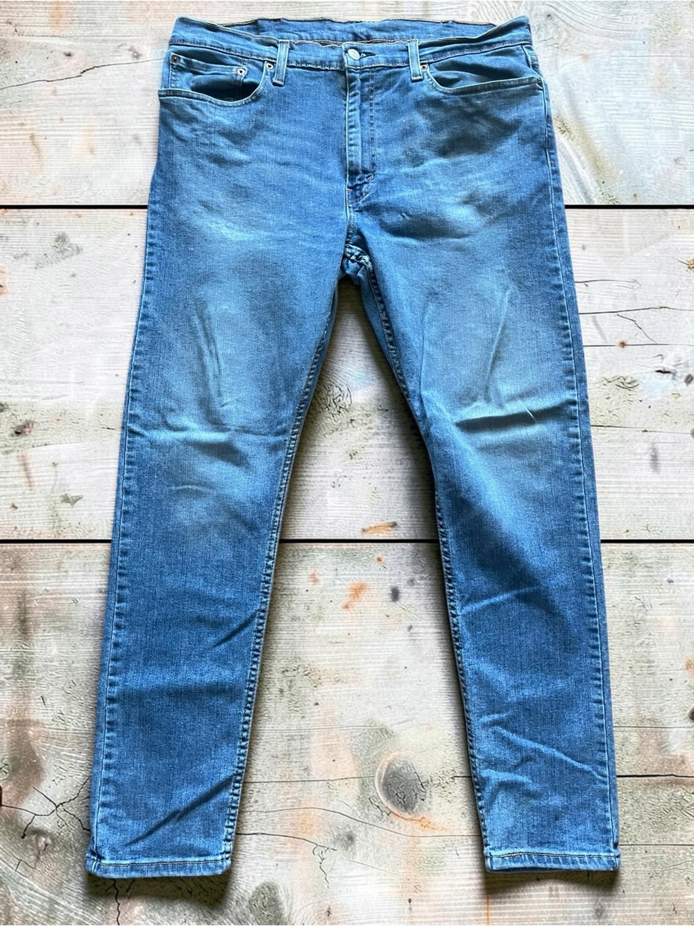 Levi's Men's Skinny Taper Blue Jeans Size 38x30